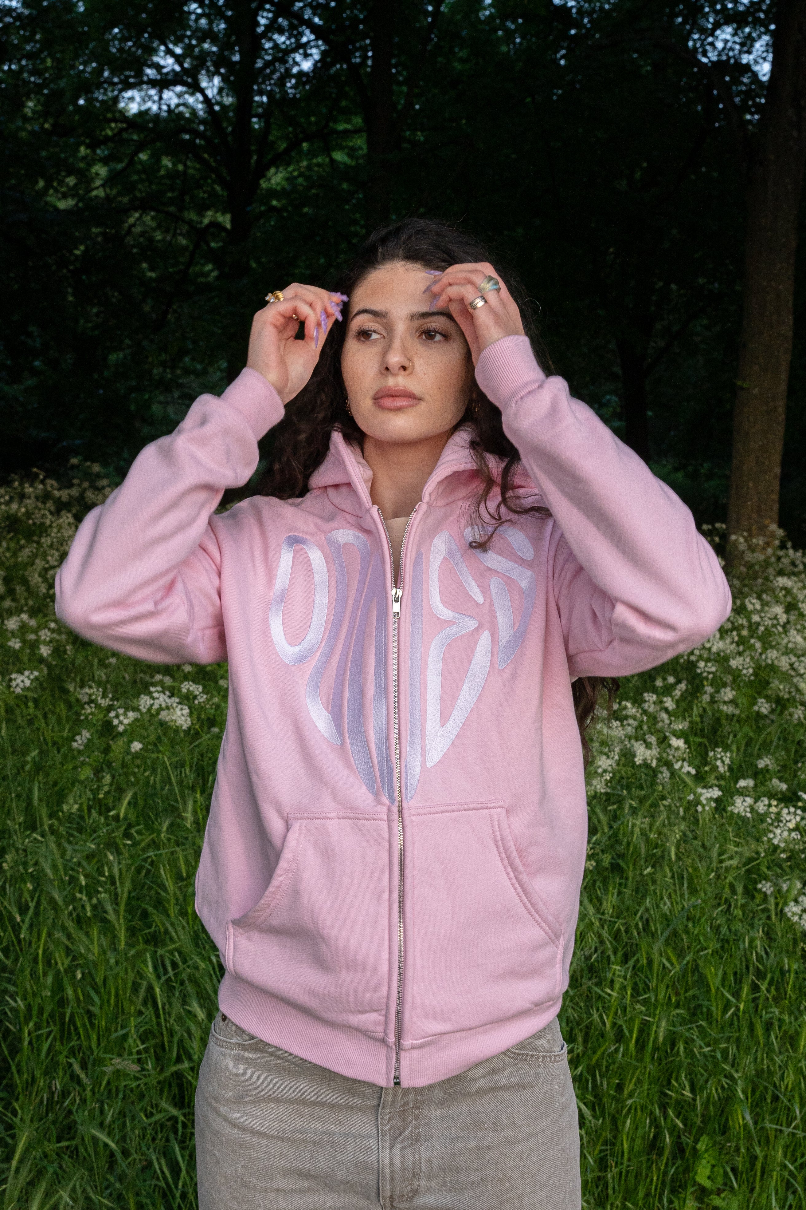 Zip Hoodie "TENDRESSE"
